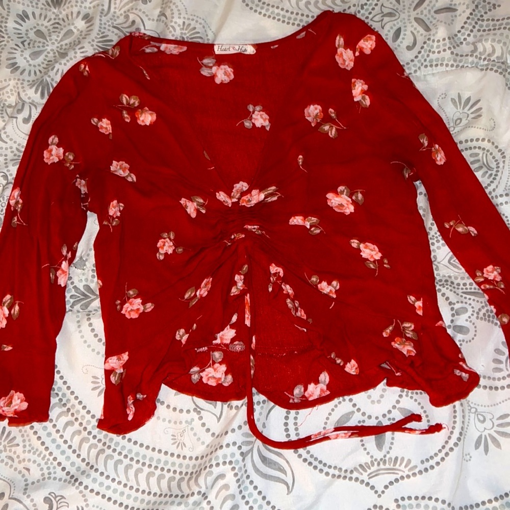 It’s a floral shirt has been worn a few times!
